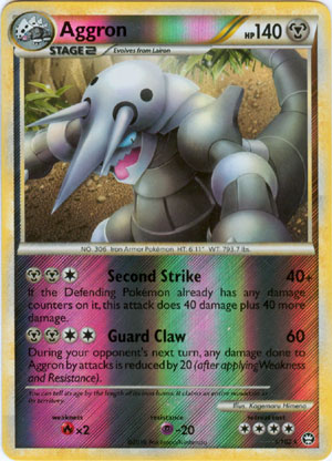 Aggron - 1/102 - Rare - Reverse Holo