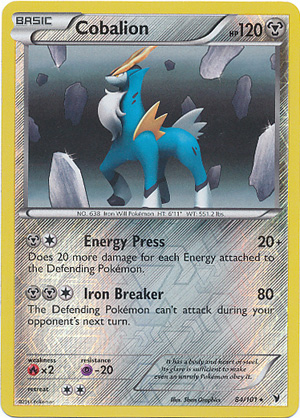 Cobalion - 84/101 - Reverse Holo