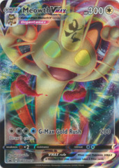 Meowth VMAX SWSH005 Full-Art Holo Promo - Meowth VMAX Special Collection Box