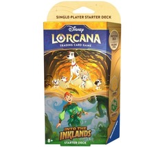 Disney Lorcana Into the Inklands Starter Deck - Amber and Emerald