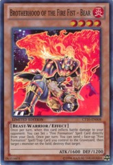 Brotherhood of the Fire Fist-Bear Super Rare CT10-EN008