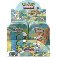 Pokemon Galar PALS Mini Tins Display Box -- GREEN BOX