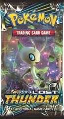 Pokemon Sun & Moon SM8 Lost Thunder Booster Pack -- Celebi Pack Art