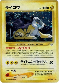 Raikou - Holo Rare #243