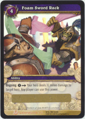 Foam Sword Rack Loot Card