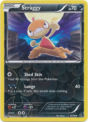 Scraggy - 73/99 - Uncommon - Reverse Holo