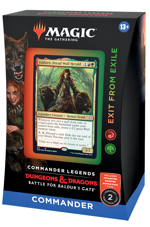 MTG Commander Legends: Battle for Baldurs Gate Commander Deck - Exit from Exile