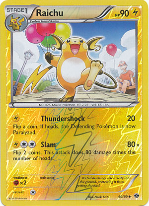 Raichu - 40/99 - Uncommon - Reverse Holo