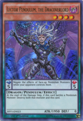 Lector Pendulum, the Dracoverlord - SHVI-EN023 - Ultra Rare - 1st Edition