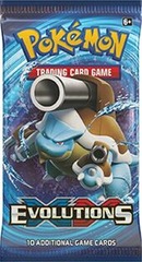 Pokemon XY12 Evolutions Booster Pack -- Mega Blastoise Pack Art