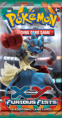 Pokemon XY3 Furious Fists Booster Pack -- Mega Lucario Pack Art