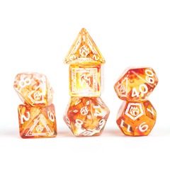 Sirius Dice Dungeons & Dragons Adventure Dice - Sorcerer: Orange