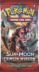 Pokemon Sun & Moon SM4 Crimson Invasion Booster Pack -- Buzzwole Pack Art