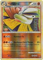 Hariyama - 14/90 - Rare - Reverse Holo