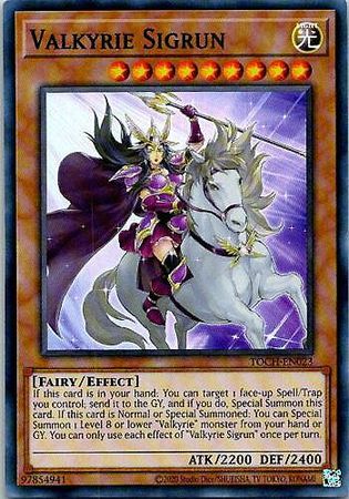 Valkyrie Sigrun - TOCH-EN023 - Super Rare - Unlimited Edition