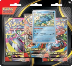 Pokemon MEG Mega Evolution 3-Pack Blister - Golduck -- NO REFUNDS OR CANCELLATIONS, ALL SALES ARE FINAL