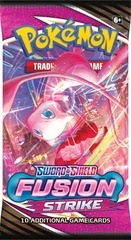 Pokemon SWSH8 Fusion Strike Booster Pack -- Mew Pack Art