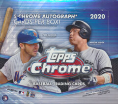 2020 Topps Chrome MLB Baseball HTA JUMBO Hobby Box