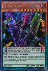 Abyss Actor - Superstar - DESO-EN018 - Secret Rare - 1st Edition