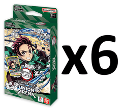 Union Arena Demon Slayer: Kimetsu No Yaiba Starter Deck DISPLAY Box (6 Decks) UE05ST