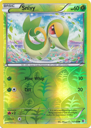 Snivy - 11/149 - Common - Reverse Holo