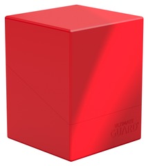 Ultimate Guard - Solid Color Deck Case 100+ Boulder - Red