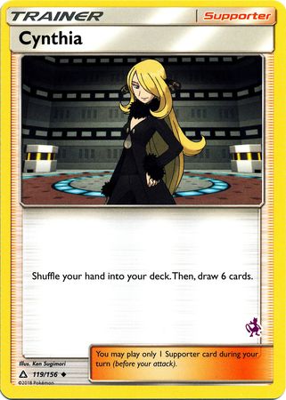 Cynthia - 119/156 - Uncommon - Battle Academy: Mewtwo Deck