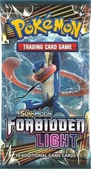 Pokemon Sun & Moon SM6 Forbidden Light Booster Pack -- Greninja Pack Art