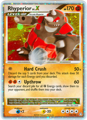 Rhyperior LV.X - 145/146 - Rare Holo