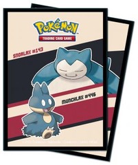 Ultra Pro Standard Size Pokemon Sleeves - Snorlax & Munchlax - 65ct