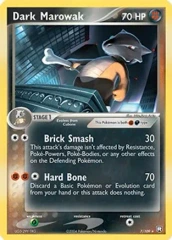 Dark Marowak - 7/109 NON-Holo Rare