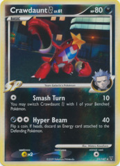 Crawdaunt [G] - 23/147 - Rare - Reverse Holo