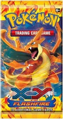 Pokemon XY2 Flashfire Booster Pack -- Mega Charizard Y Pack Art