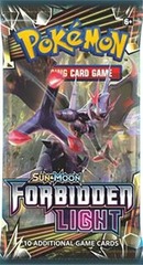 Pokemon Sun & Moon SM6 Forbidden Light Booster Pack -- Naganadel Pack Art