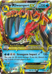 Mega Swampert EX XY87 JUMBO OVERSIZED Holo Promo - Mega Swampert EX Premium Collection Exclusive