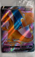 Charizard V SWSH050 Holo Elite Trainer Box Promo Card SEALED!