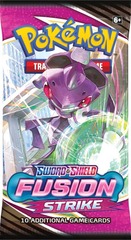 Pokemon SWSH8 Fusion Strike Booster Pack -- Genesect Pack Art