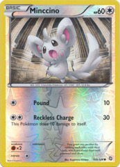 Minccino - 109/124 - Common - Reverse Holo