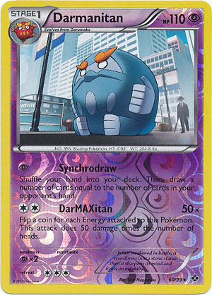 Darmanitan - 60/99 - Rare - Reverse Holo