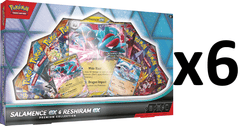 Pokemon Salamence ex & Reshiram ex Premium Collection CASE (6 Collections) -- NO REFUNDS OR CANCELLATIONS, ALL SALES ARE FINAL