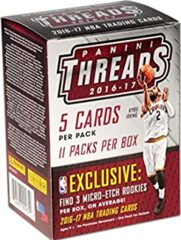 2016-17 Panini Threads NBA Basketball BLASTER Box