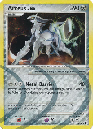 Arceus - AR9 - Holo Rare