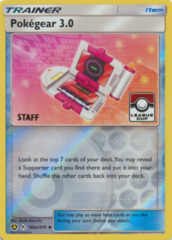 Pokegear 3.0 - 182a/214 Reverse Holo STAFF Promo - 2019 Pokemon League