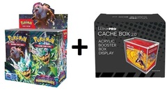 MINT Pokemon SV6 Twilight Masquerade Box PLUS Acrylic Ultra Pro Cache Box 2.0 Protector