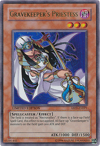 Gravekeepers Priestess Ultra Rare Holo ABPF-ENSP1