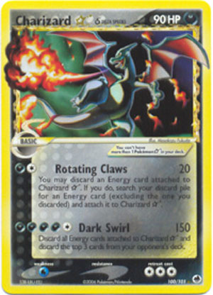 Shining Charizard Gold Star ☆ δ - 100/101 - Ultra Rare Holo
