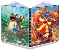 Ultra Pro Pokemon XY2 Flashfire 4-Pocket Portfolio - Pyroar/Mega Kangaskhan