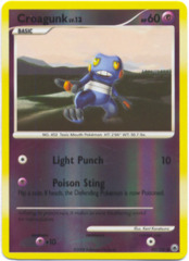 Croagunk - 60/100 - Common - Reverse Holo