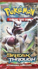 Pokemon XY8 BREAKthrough Booster Pack -- Mega Mewtwo X Pack Art