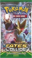 Pokemon XY10 Fates Collide Booster Pack -- Mega Alakazam Pack Art